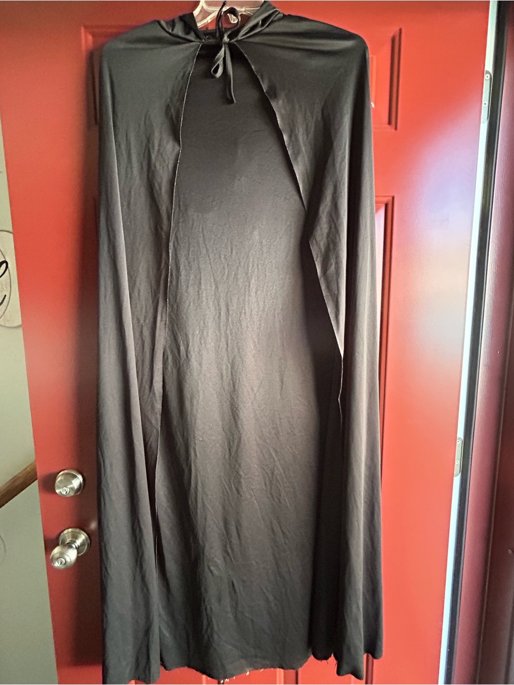 Black Hooded Cape